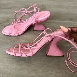 Lace Up Statement Heel